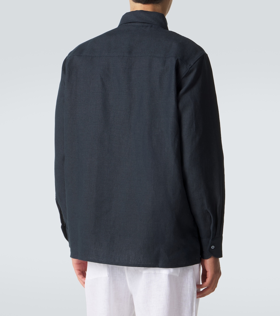 Linen overshirt | Saman Amel