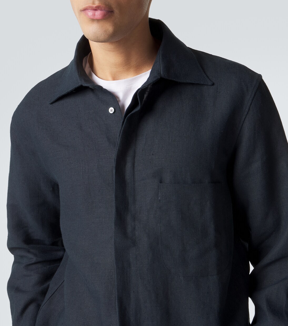Linen overshirt | Saman Amel