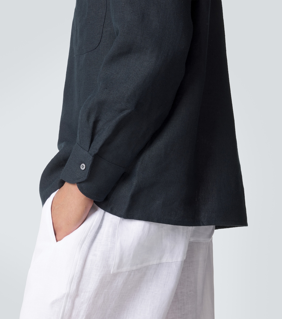 Linen overshirt | Saman Amel