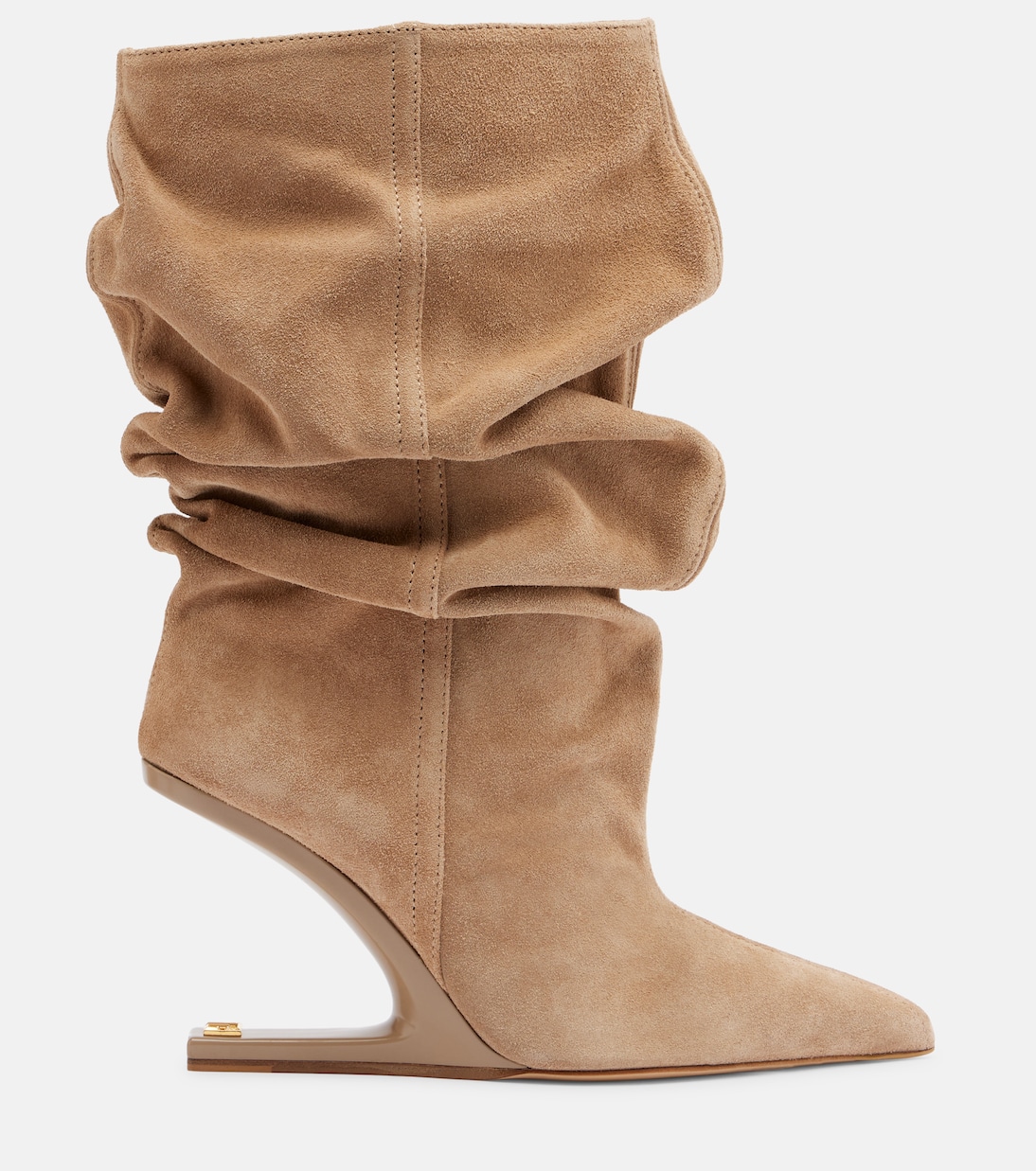 No-Wedge suede ankle boots | Balmain