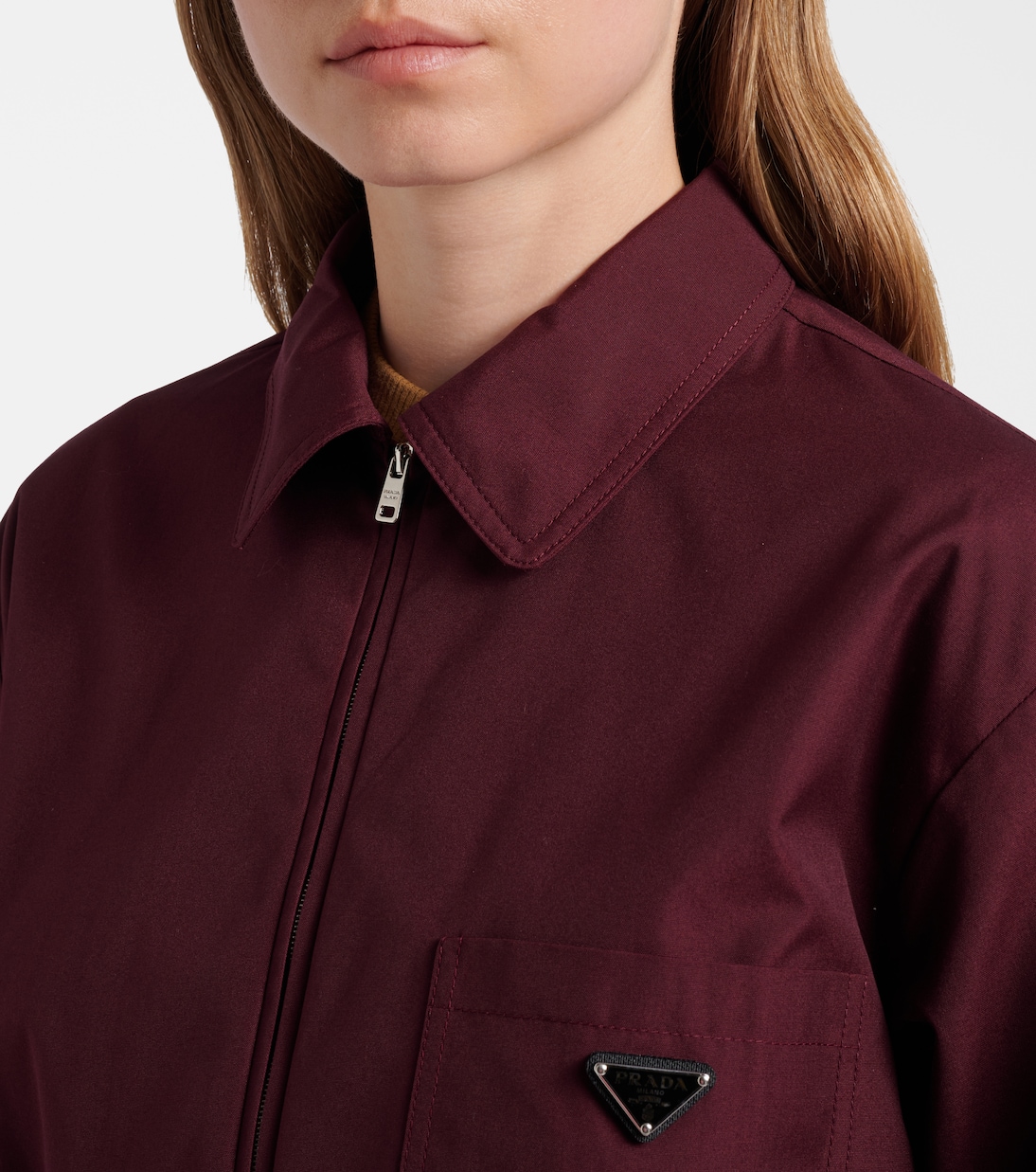 Logo blouson jacket | Prada