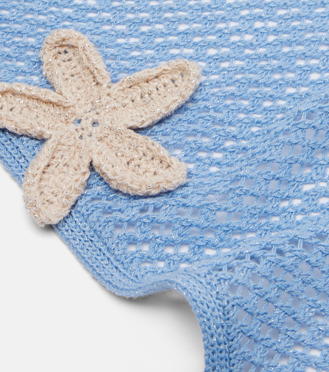 Foulard en crochet à appliqué | Bananhot