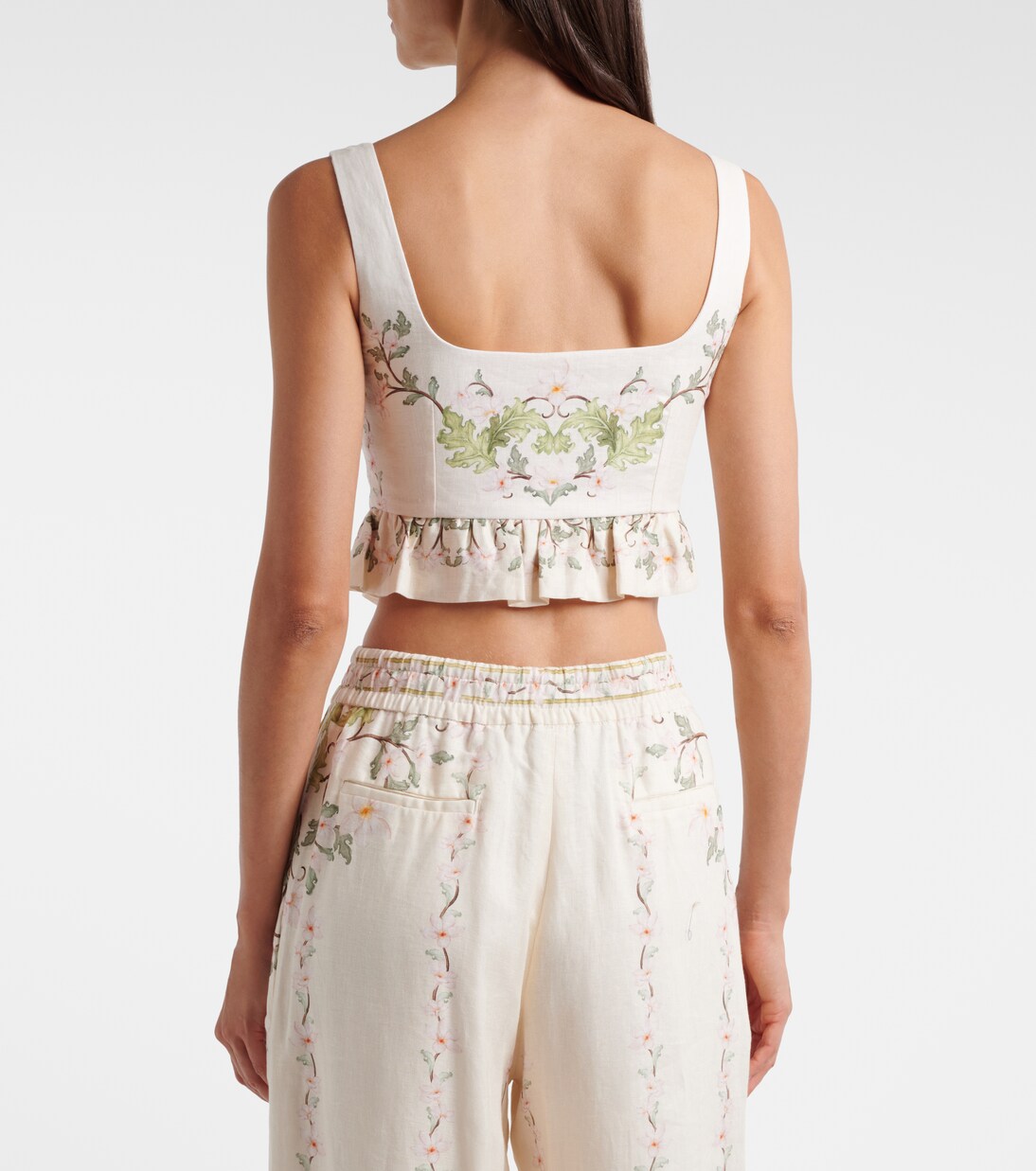 Eslabón printed linen top | Agua by Agua Bendita