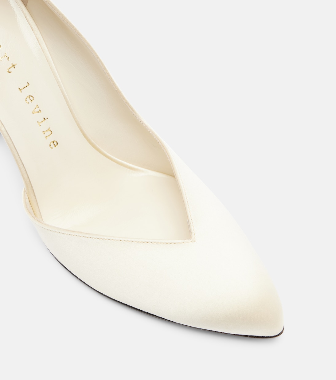 Not Half Bad embellished satin pumps | Herbert Levine