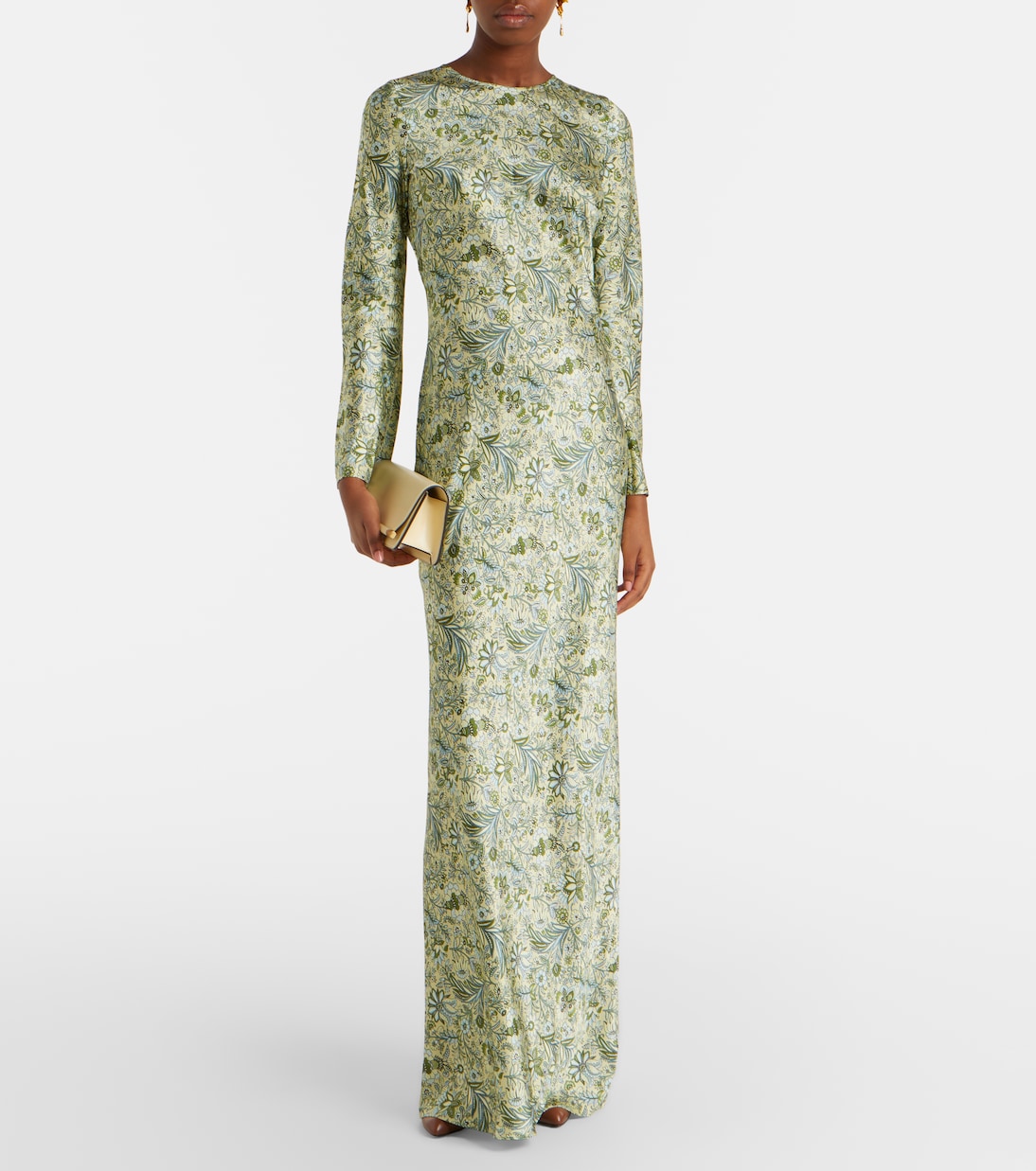 Gemma printed silk-blend maxi dress | Veronica Beard
