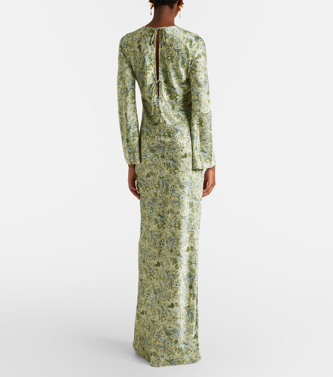 Gemma printed silk-blend maxi dress | Veronica Beard