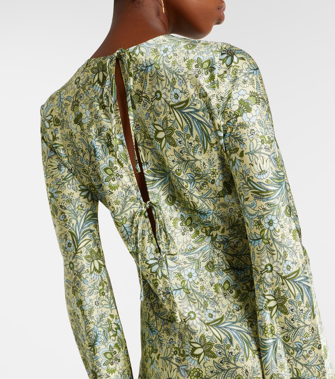 Gemma printed silk-blend maxi dress | Veronica Beard