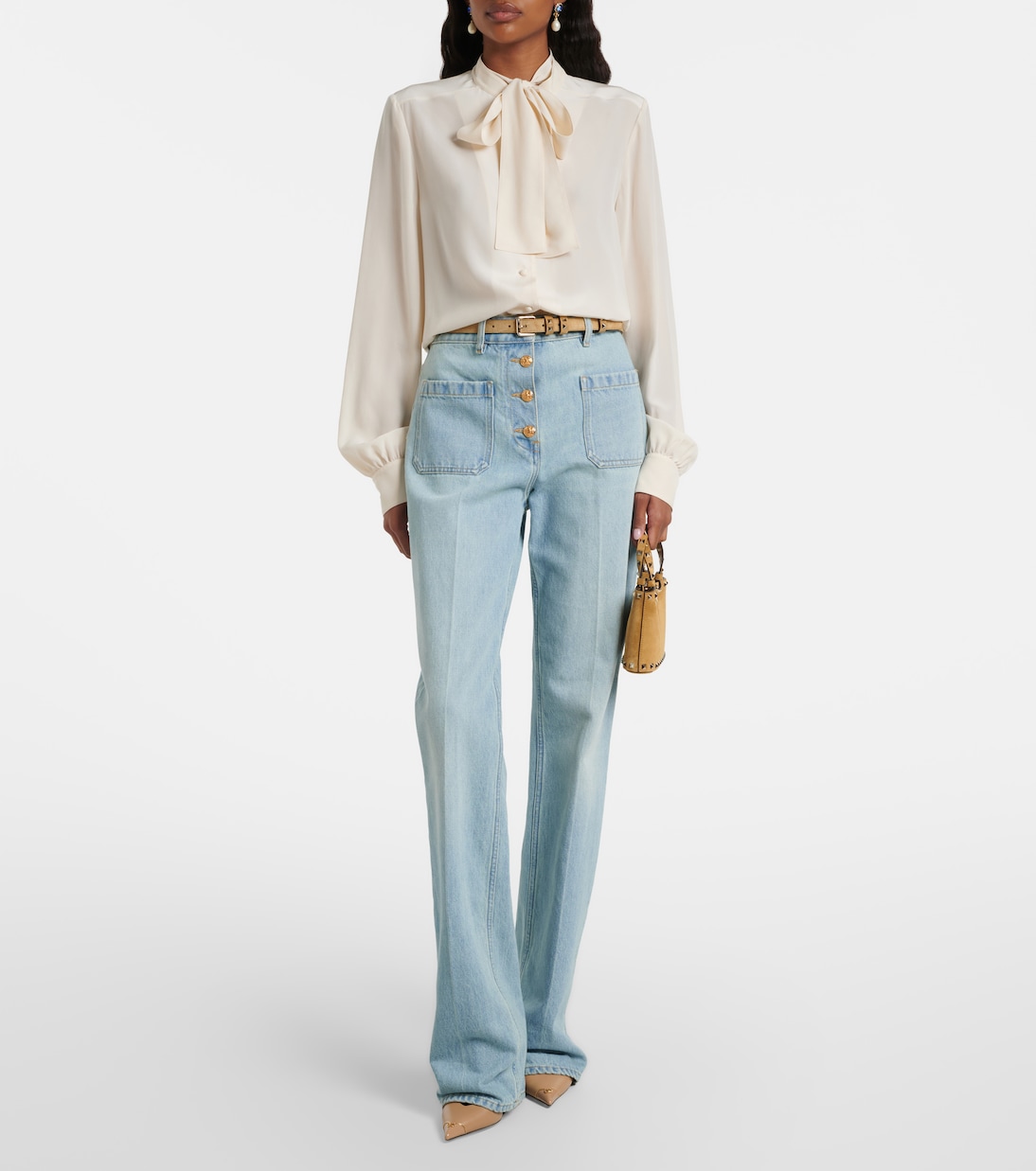 Rockstud Mini suede tote bag | Valentino Garavani
