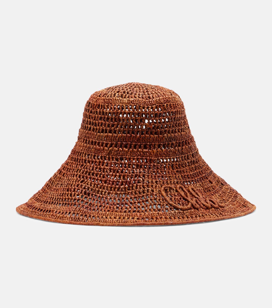 Sombrero de rafia con logo | Chloé