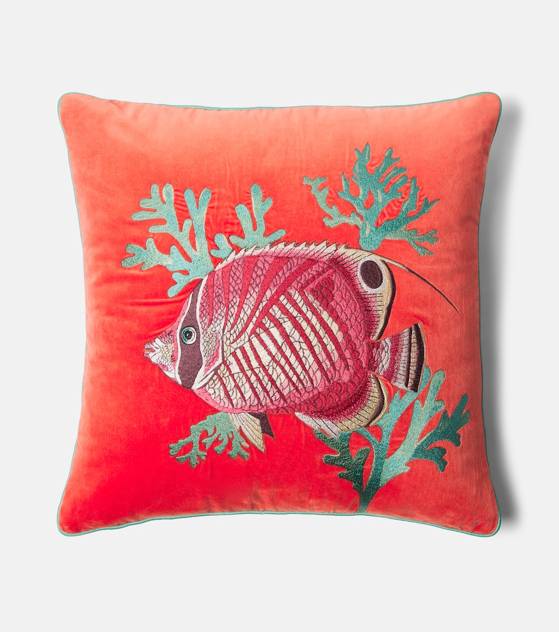 Velvet cushion | Les-Ottomans