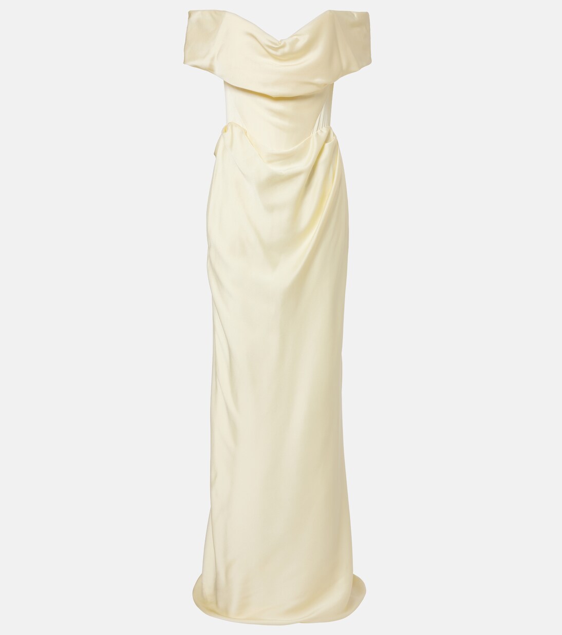 Nova Cocotte draped satin bustier gown | Vivienne Westwood