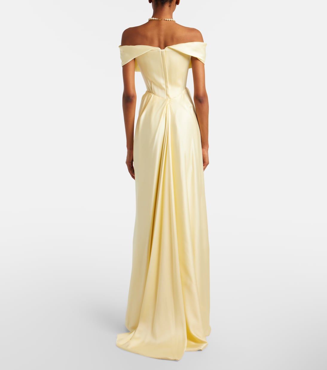 Nova Cocotte draped satin bustier gown | Vivienne Westwood