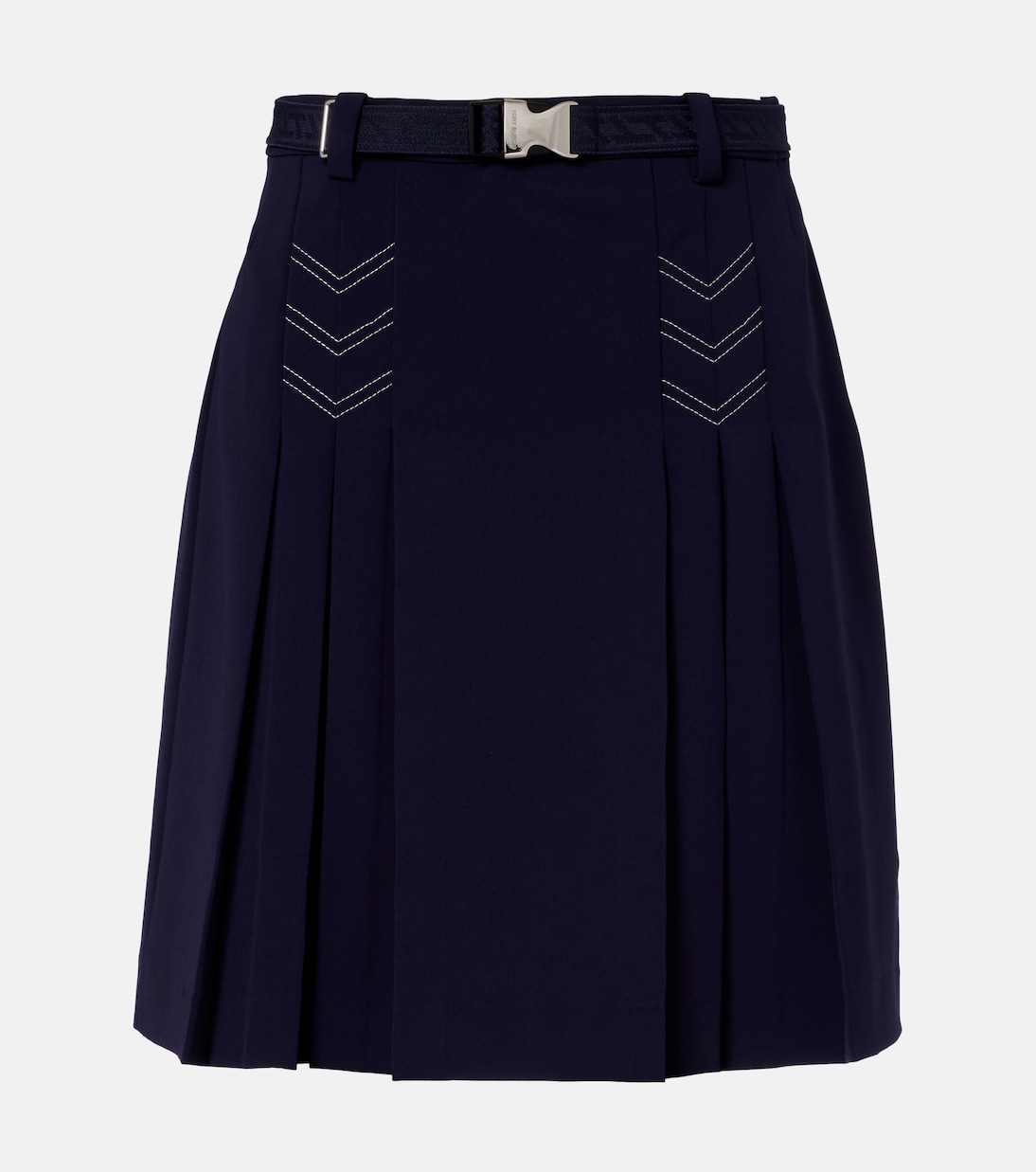Belted pleated miniskirt | Tory Burch