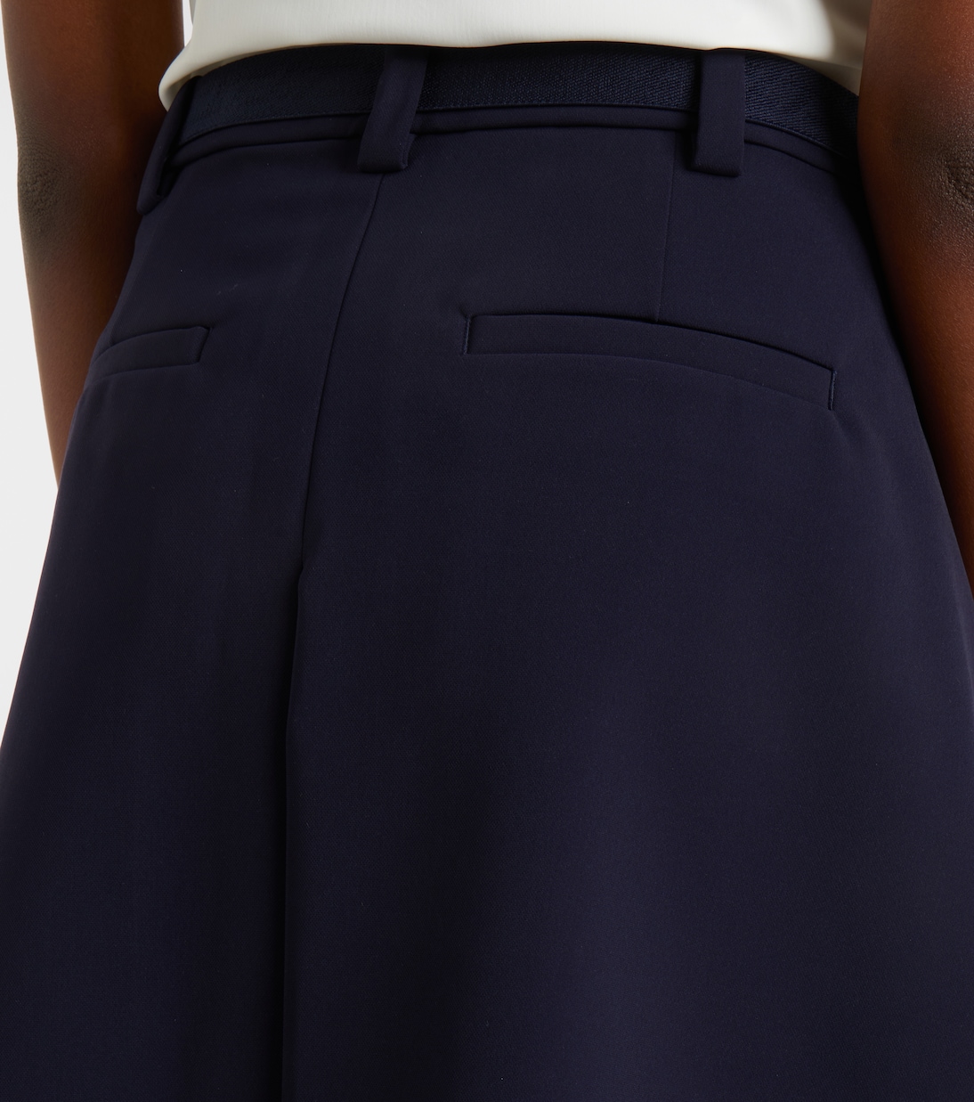 Belted pleated miniskirt | Tory Burch