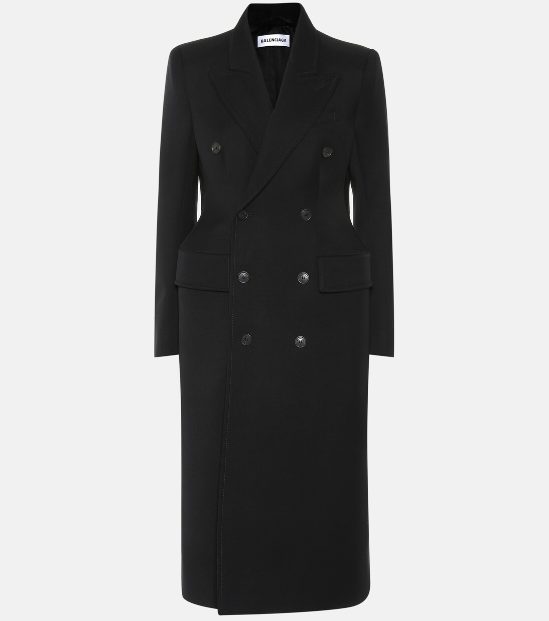 Hourglass wool-blend coat | Balenciaga
