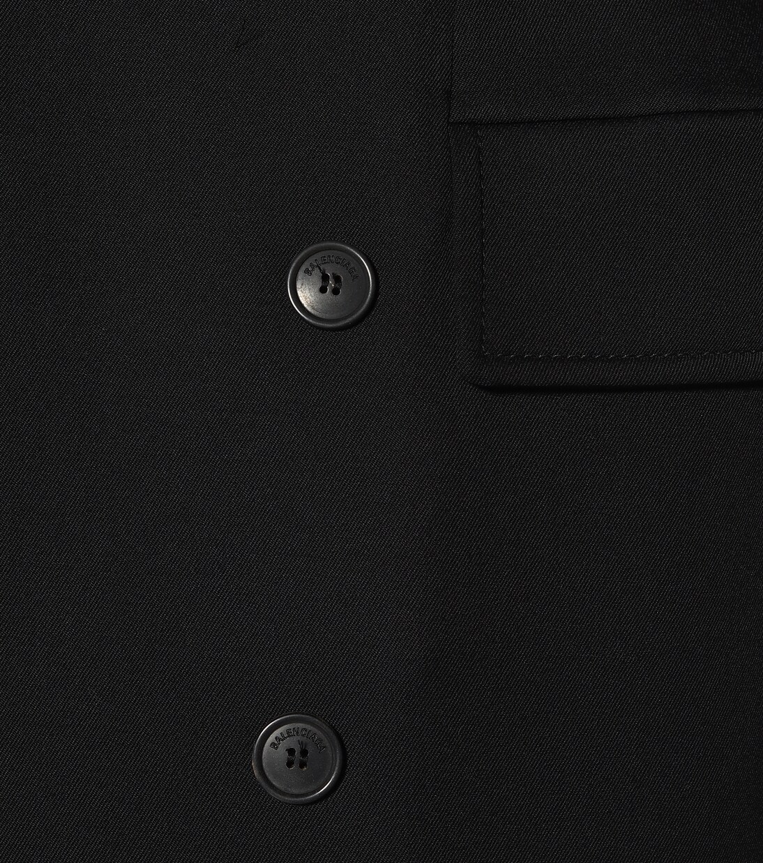 Hourglass wool-blend coat | Balenciaga