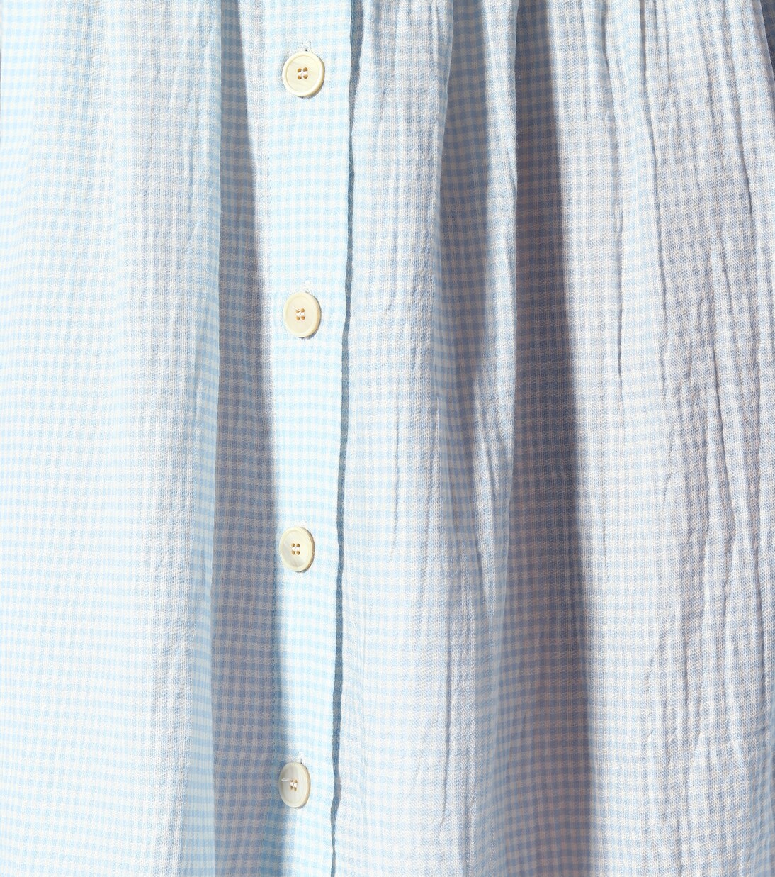 Olivo gingham cotton midi skirt | Brock Collection