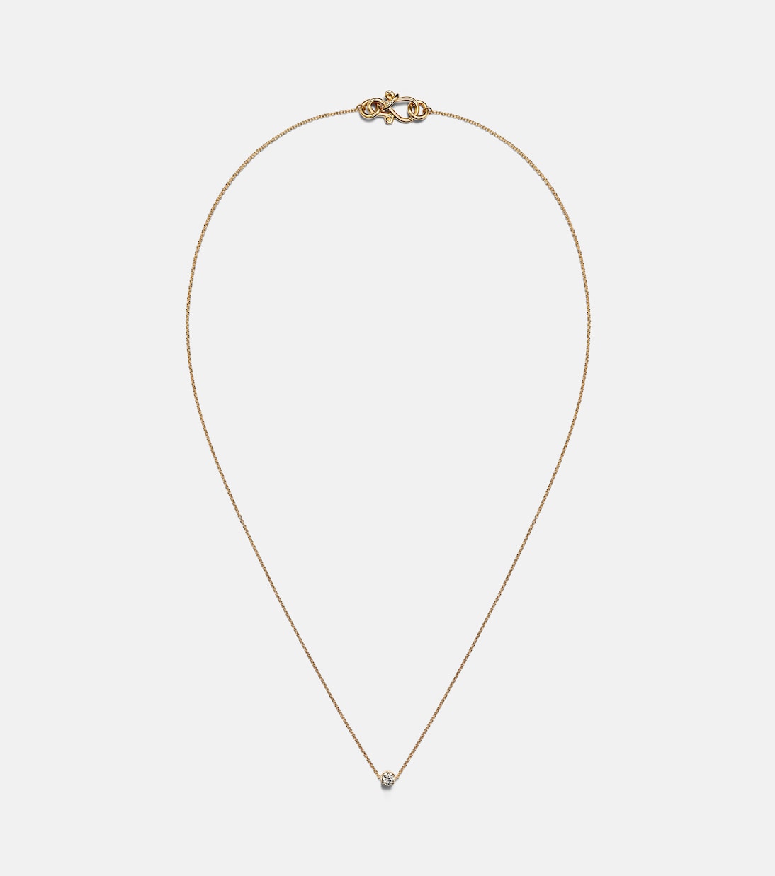 Halskette Diamant Simple aus 18kt Gelbgold (750/1000) mit Diamant | Sophie Bille Brahe