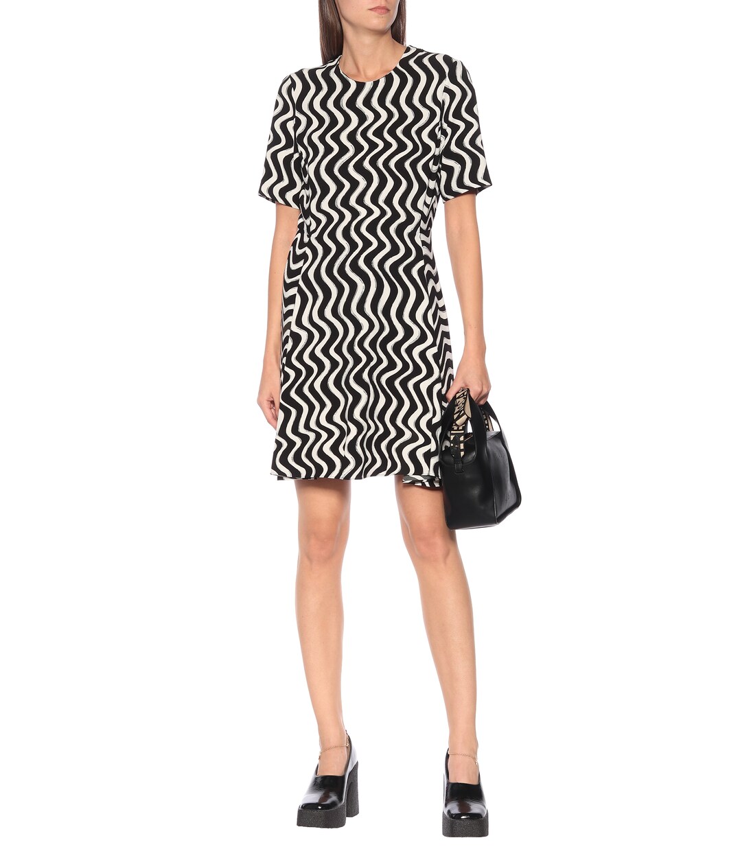 Printed cady dress | Stella McCartney
