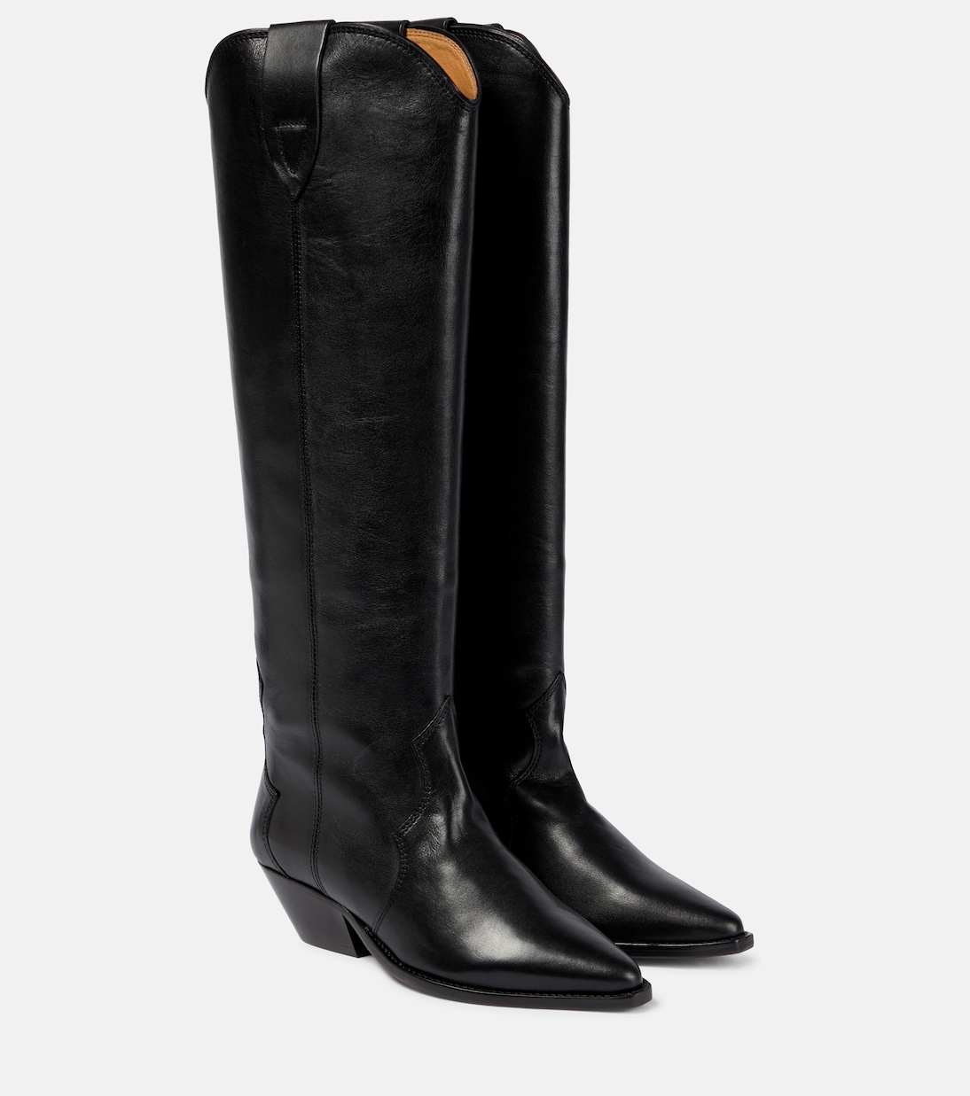 Denvee leather knee-high boots | Isabel Marant