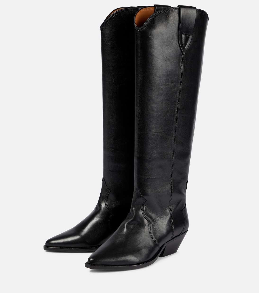 Denvee leather knee-high boots | Isabel Marant