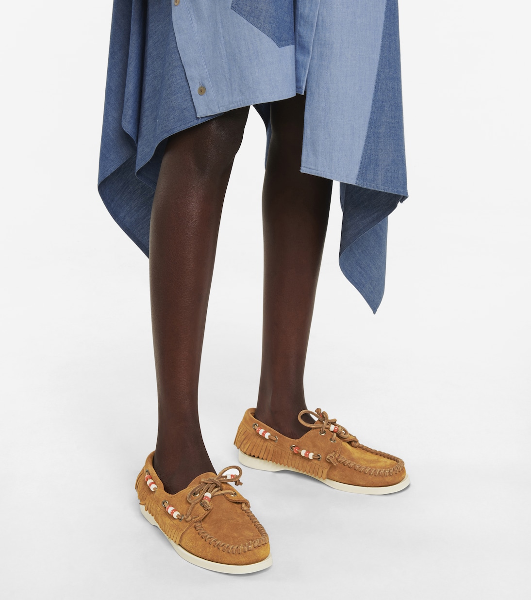 X Sebago® Mokassins Dockside aus Veloursleder | Alanui