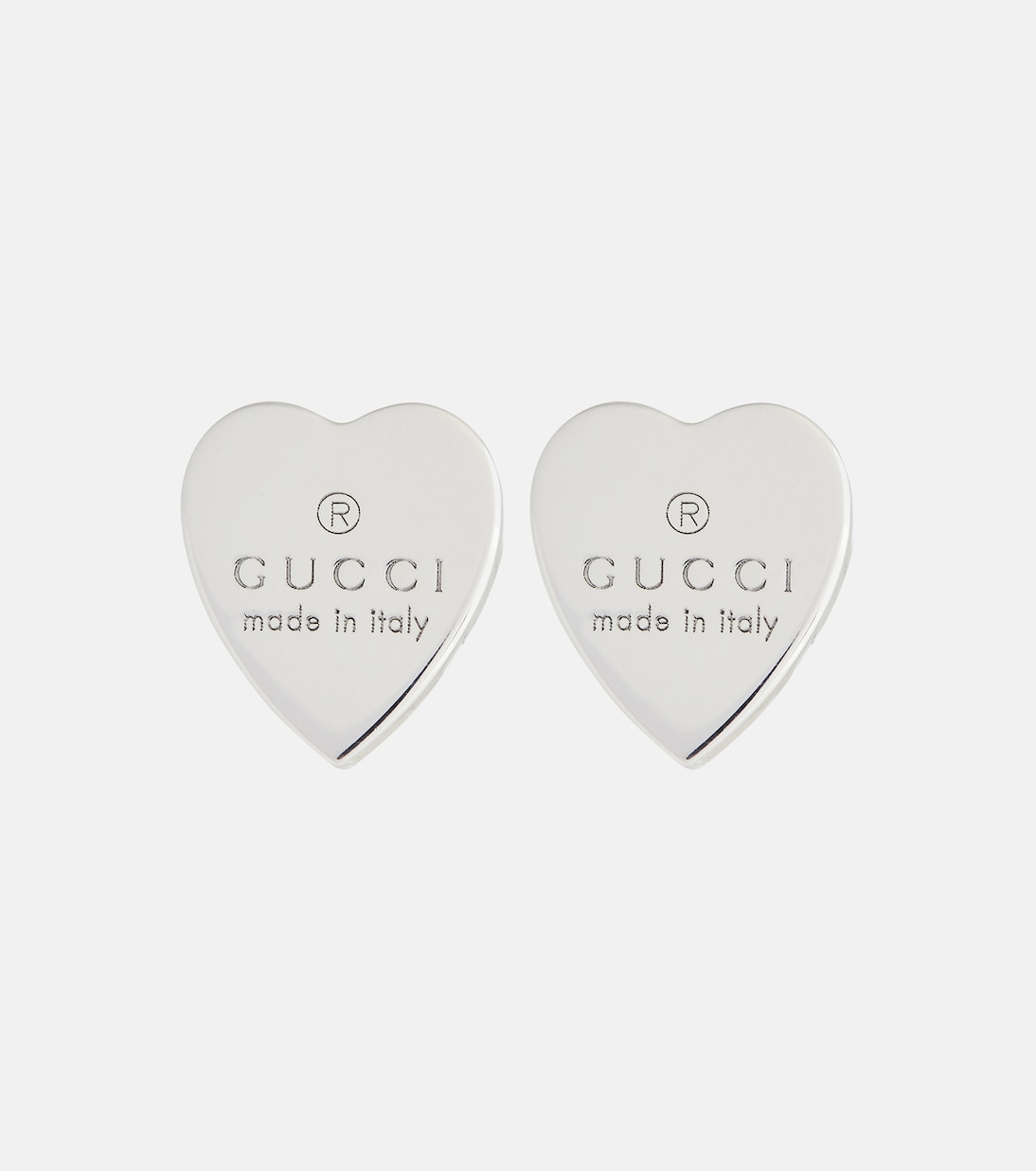 Sterling silver heart earrings | Gucci