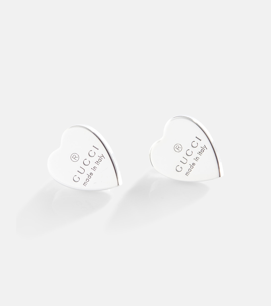 Sterling silver heart earrings | Gucci