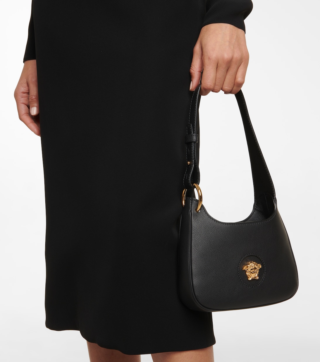 Robe midi en soie | Versace