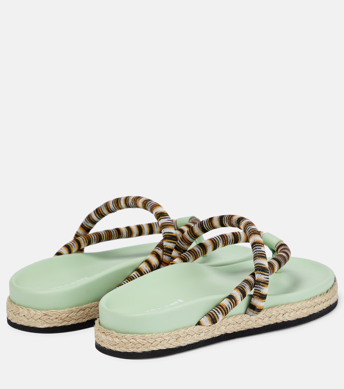 Sandalen mit Häkelstrick | Missoni