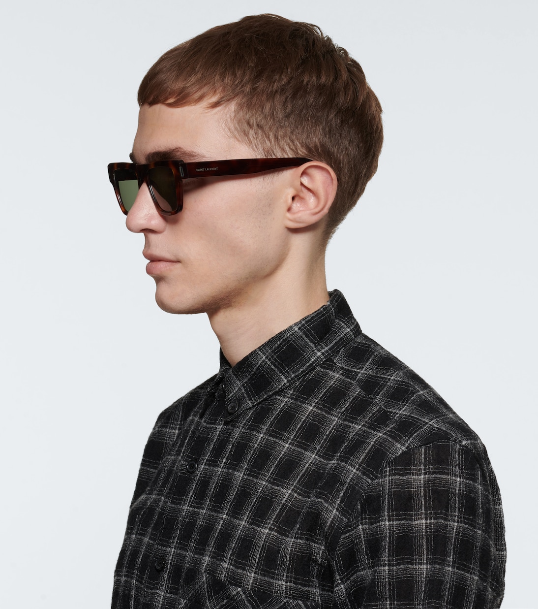 Square-frame acetate sunglasses | Saint Laurent