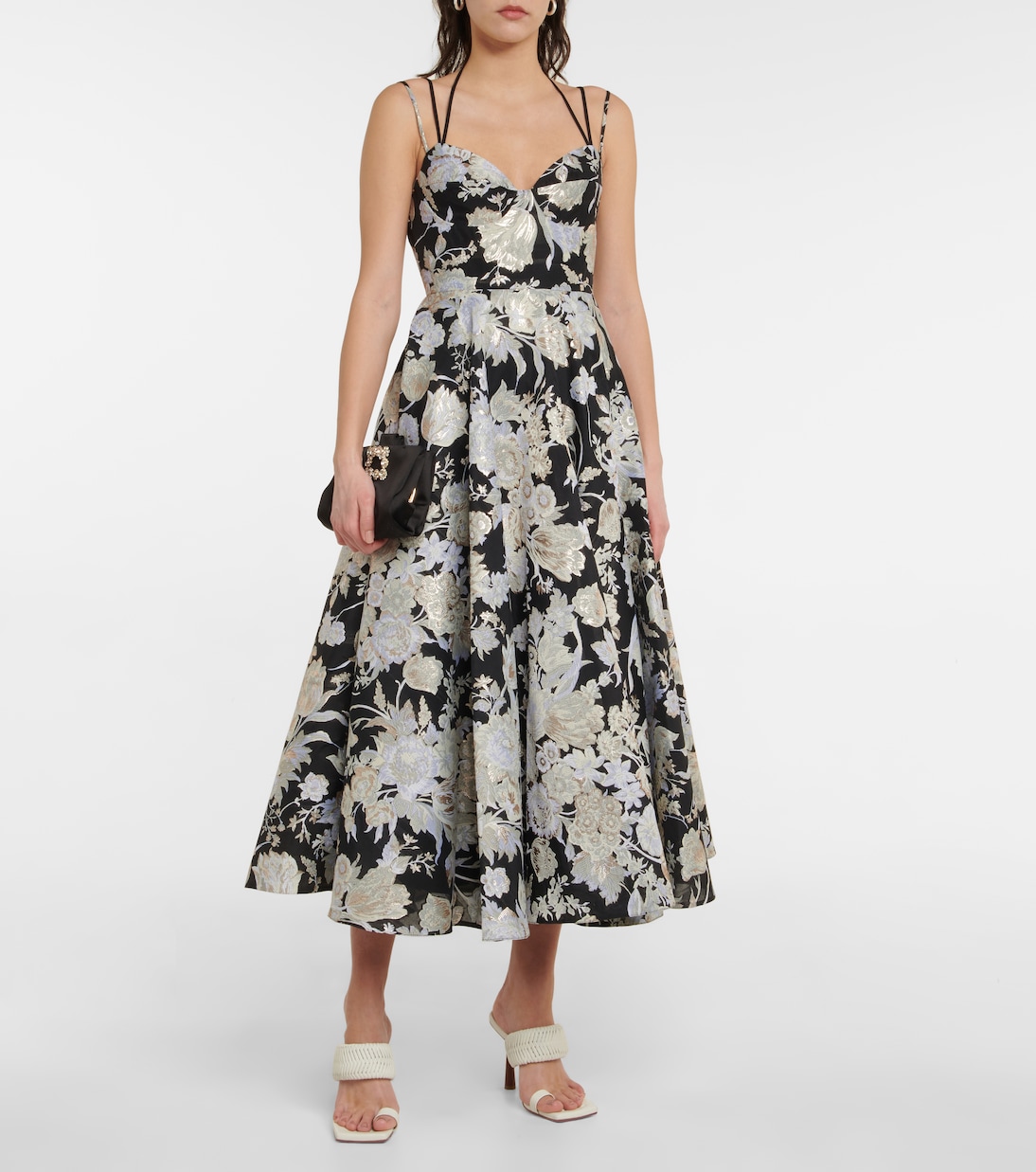 Midikleid Rea aus Jacquard | Erdem