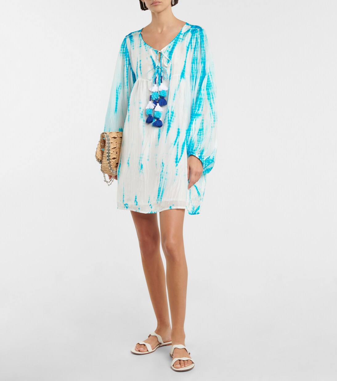 Robe tie & dye en soie | Anna Kosturova