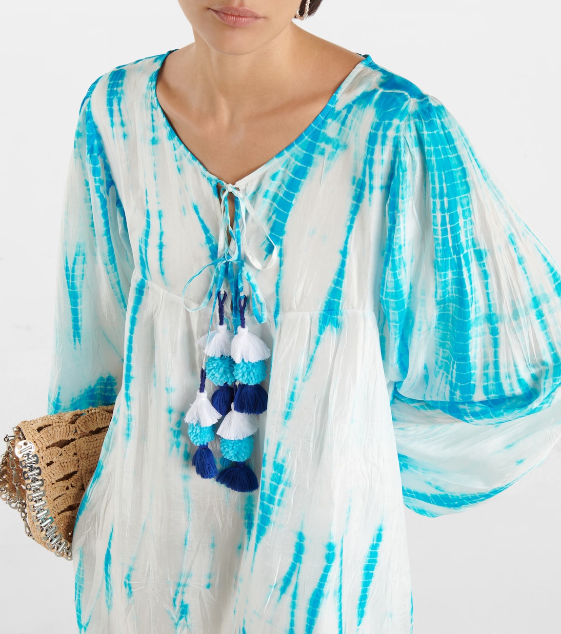 Robe tie & dye en soie | Anna Kosturova