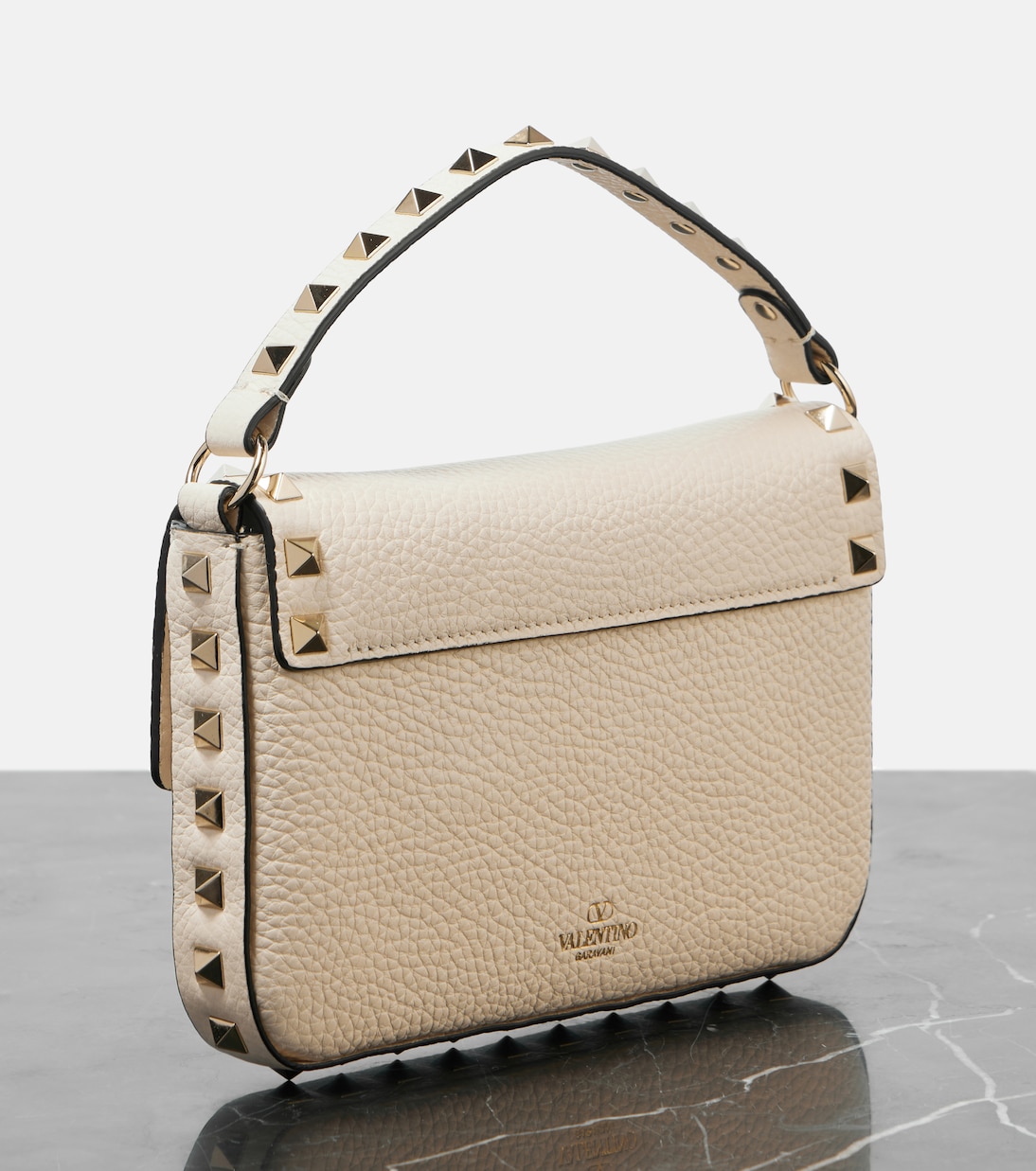 Schultertasche Rockstud Small aus Leder | Valentino Garavani