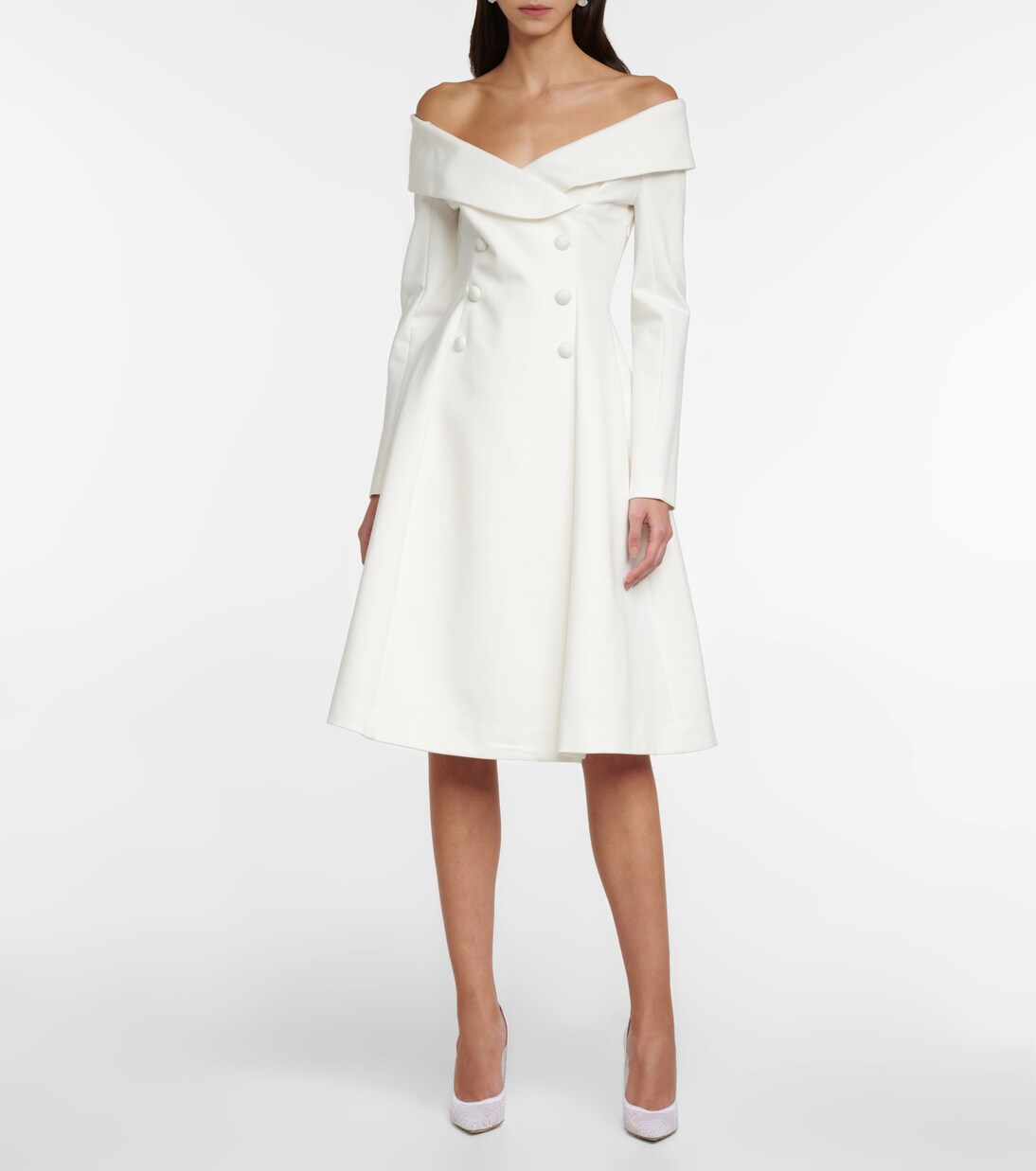 Robe midi Emotional Essence à encolure bardot | Dorothee Schumacher