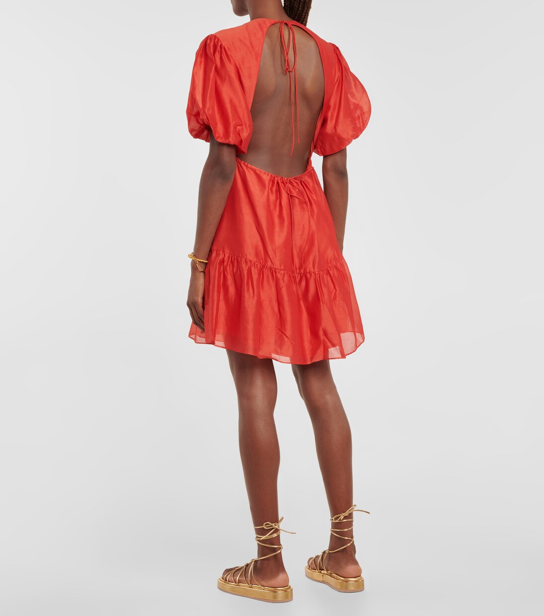 Robe Lucelia en coton et soie | SIR