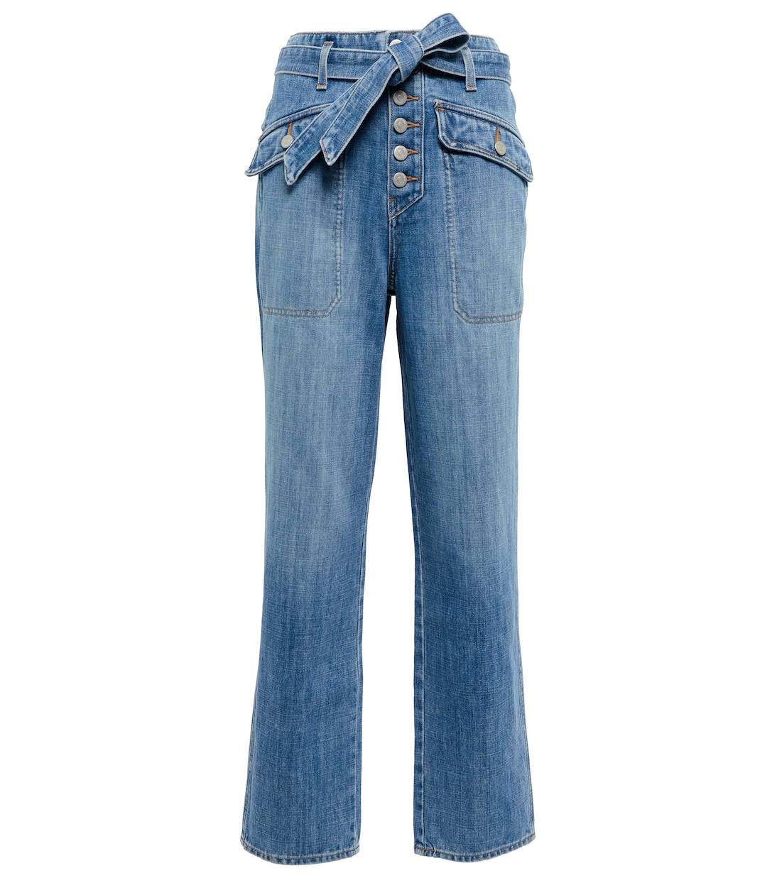 High-Rise Cropped Jeans Rinley | Veronica Beard