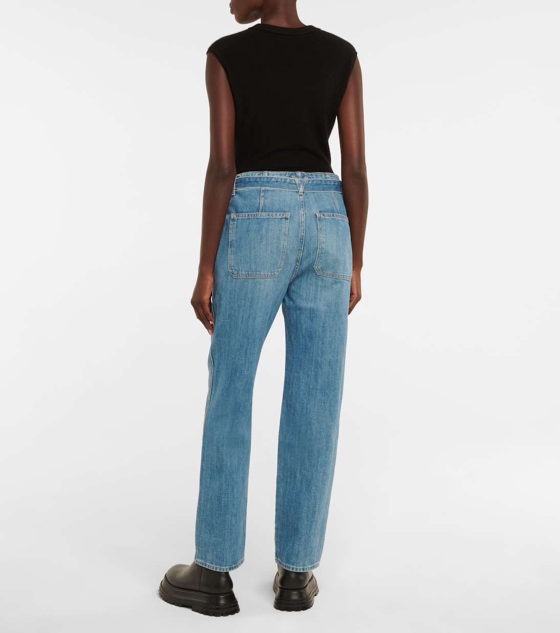 High-Rise Cropped Jeans Rinley | Veronica Beard