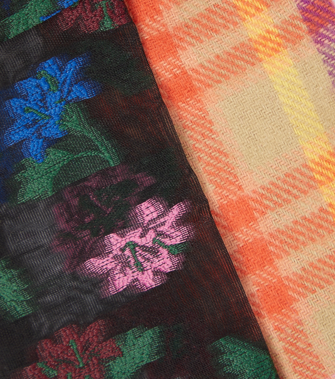 Set of two cotton scrunchies | Paade Mode