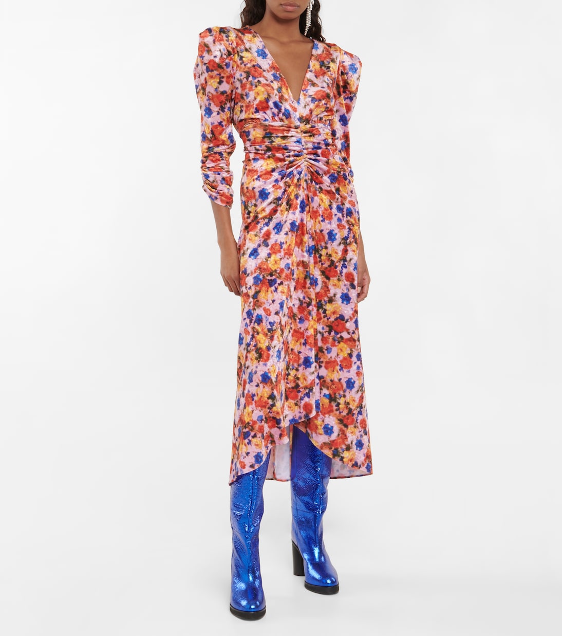 Stivali Lylene in pelle metallizzata | Isabel Marant