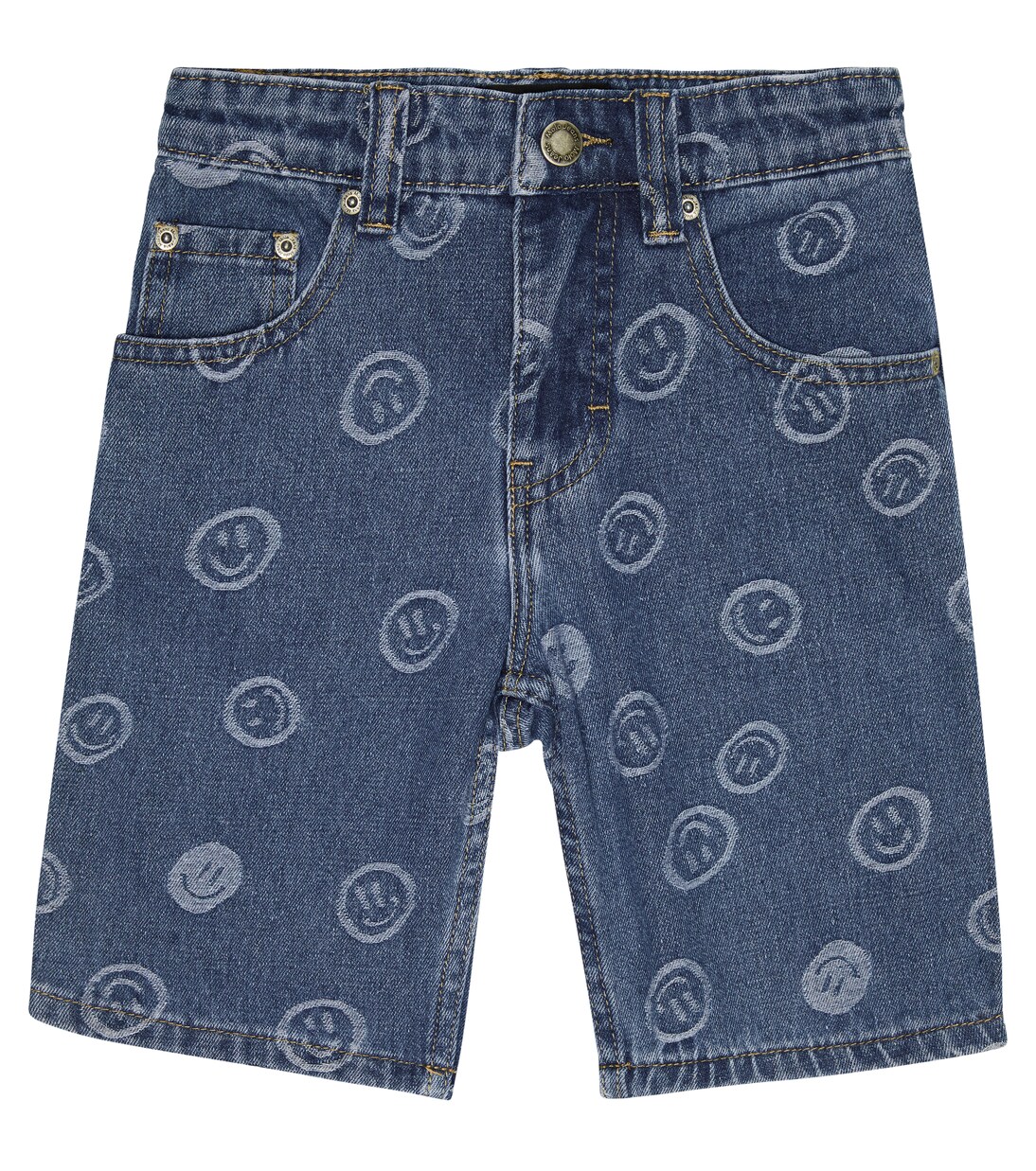 Art printed denim shorts | Molo