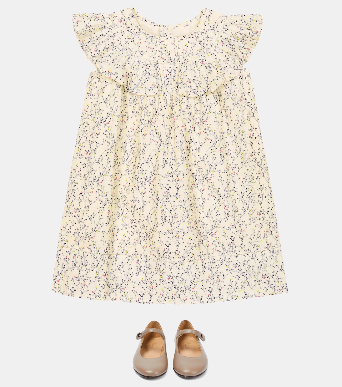 Amber floral cotton dress | Bonpoint