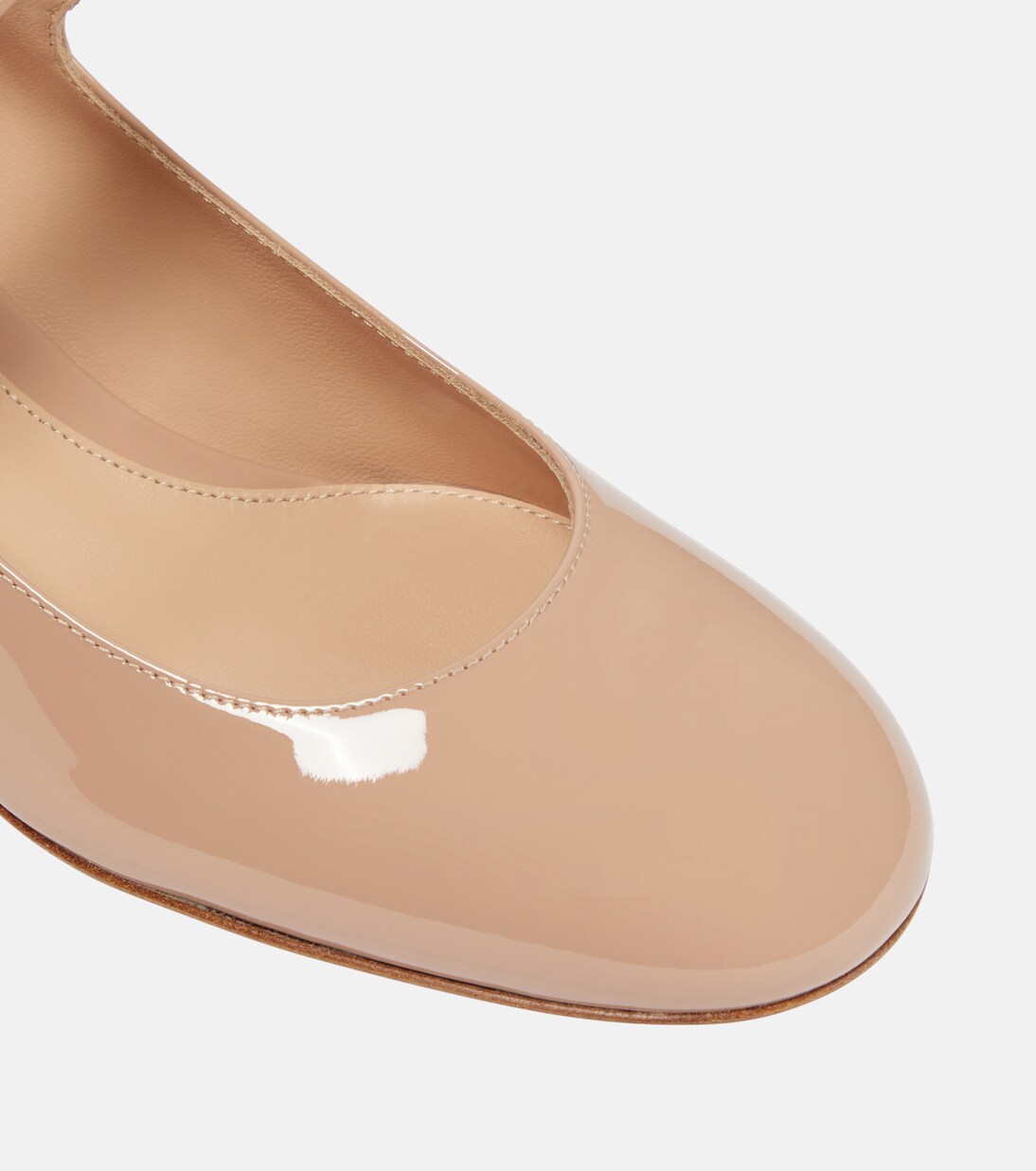 Escarpins Mary Ribbon en cuir verni | Gianvito Rossi