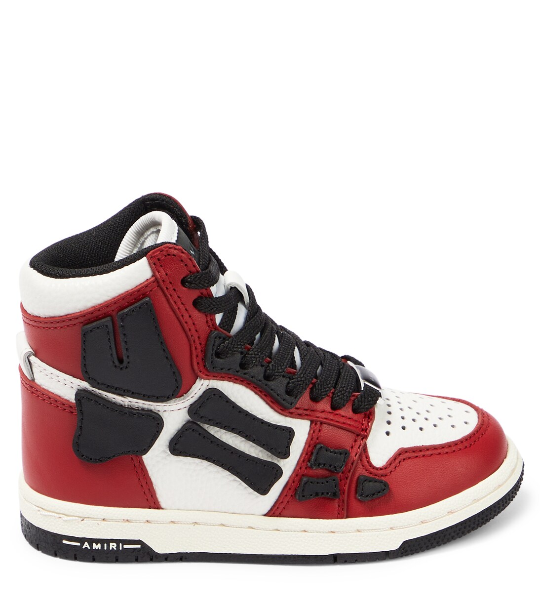 Skel Top leather high-top sneakers | Amiri Kids
