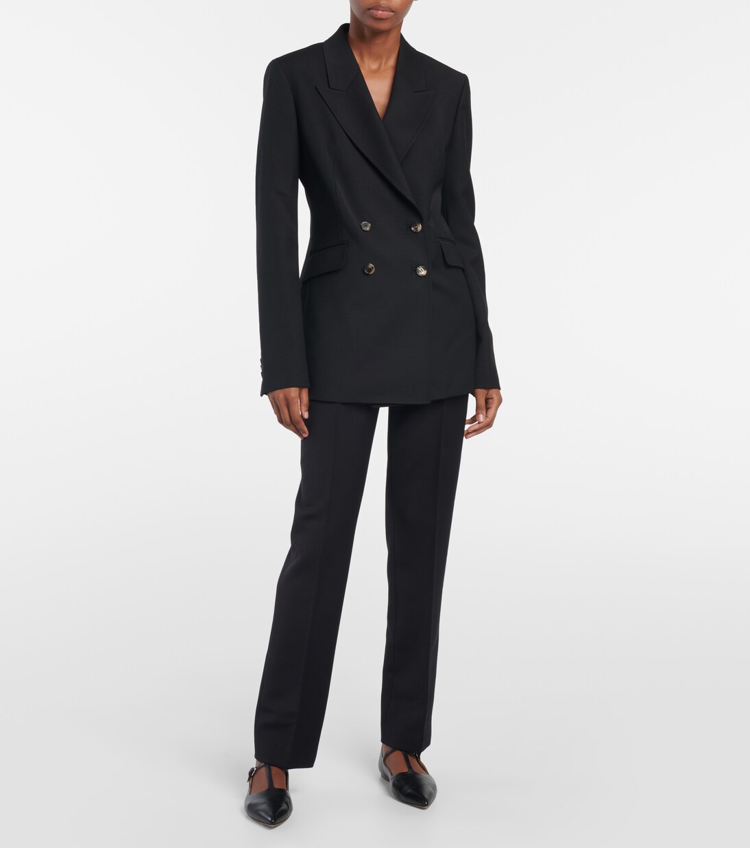 Francisco high-rise straight wool pants | Gabriela Hearst