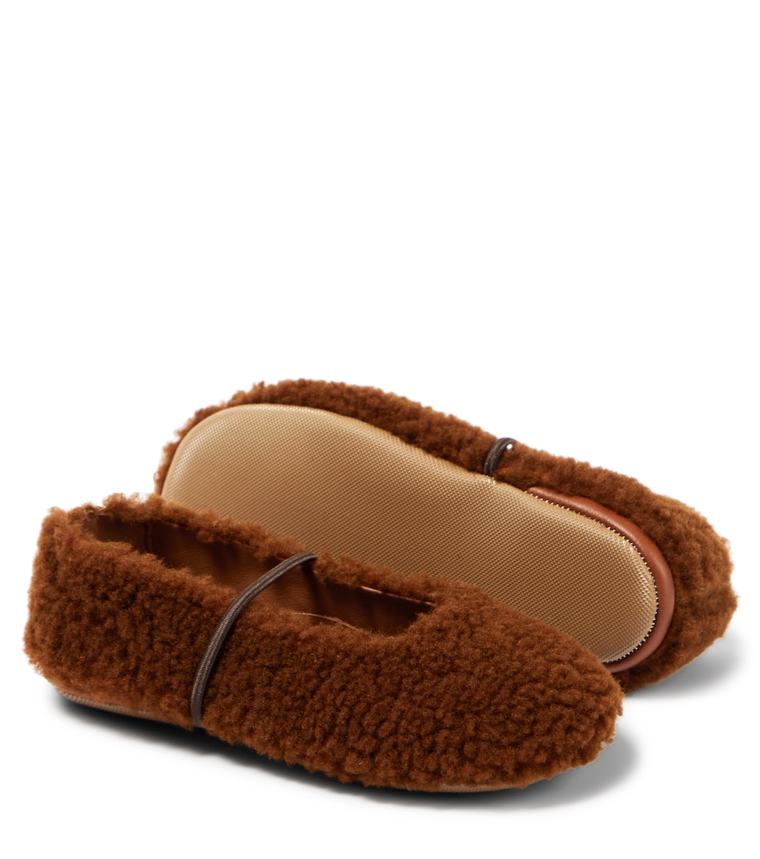 Shearling ballet flats | PèPè