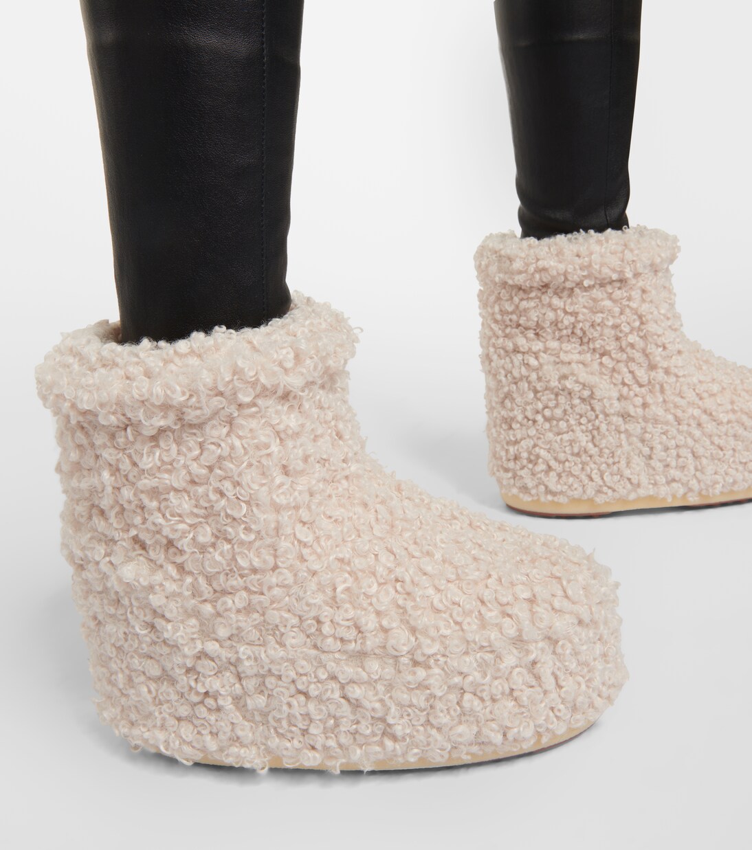 Icon Low 포 시어링 스노우 부츠 | Moon Boot