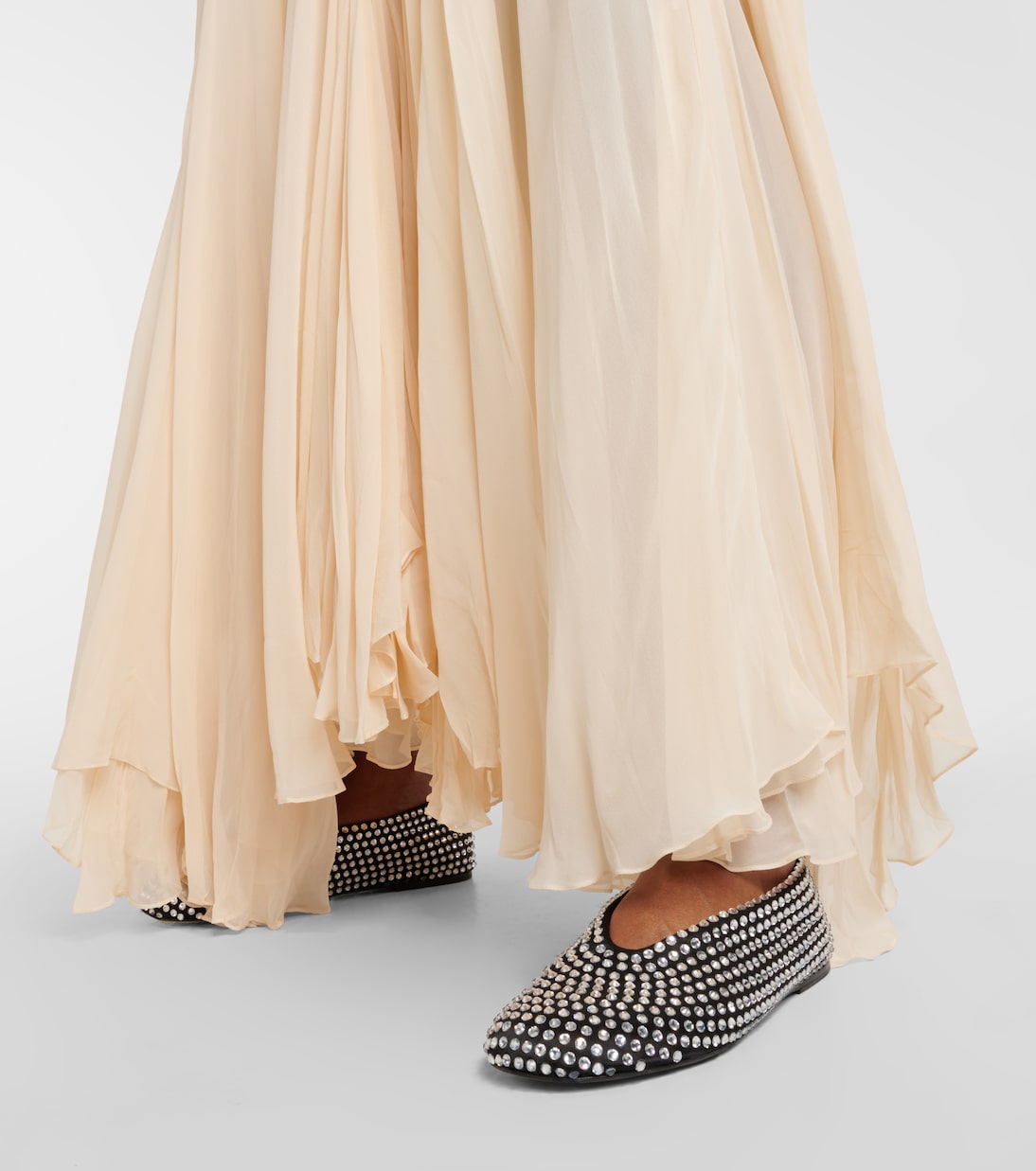 Marcy embellished ballet flats | Khaite