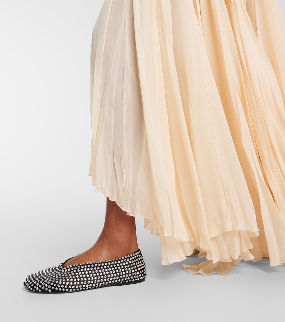 Marcy embellished ballet flats | Khaite